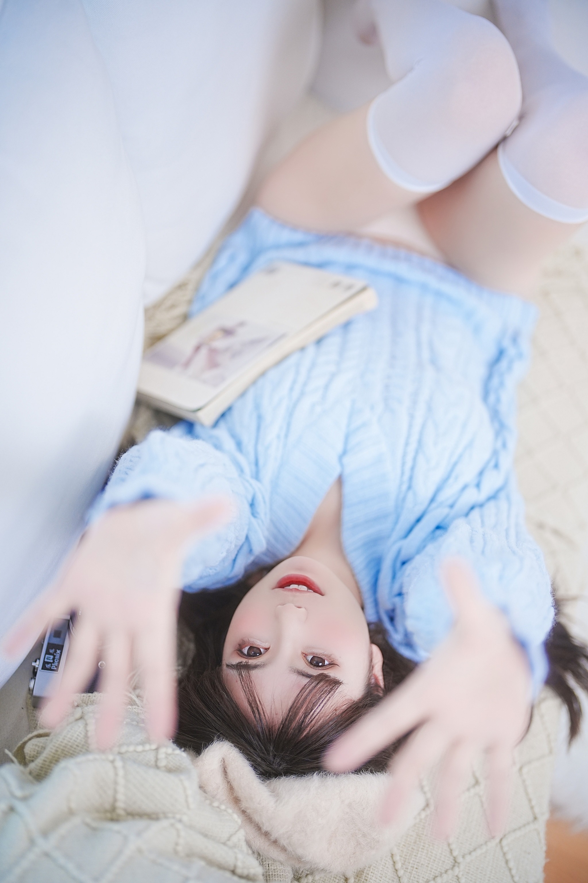 图片[1]-Tina很妖孽呀 – NO.029 蓝色秋冬毛衣[27P]-XikXak